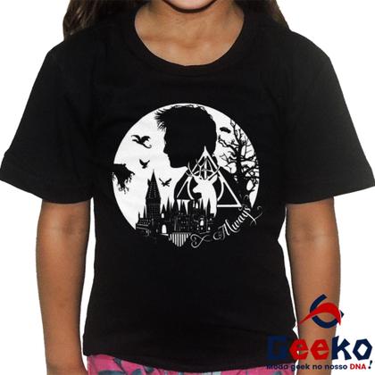 Imagem de Camiseta Infantil Harry Potter 100% Algodão Hogwarts Geeko 03