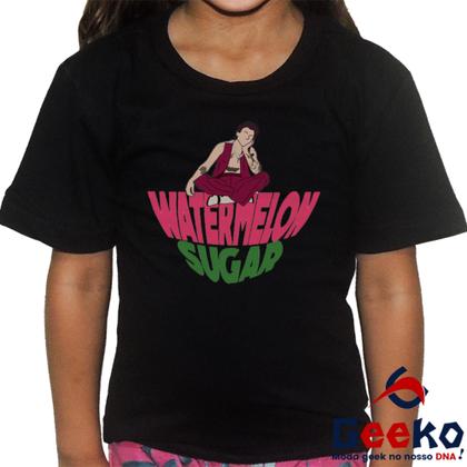 Imagem de Camiseta Infantil Harry Styles 100% Algodão Watermelon Sugar Pop Geeko