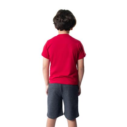 Imagem de Camiseta Infantil Manga Curta Menino 100% Algodão