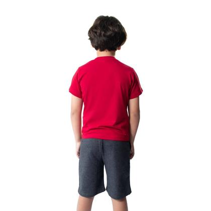 Imagem de Camiseta Infantil Manga Curta Menino 100% Algodão