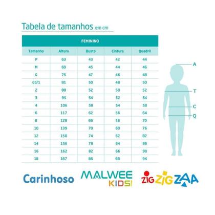 Imagem de Camiseta Infantil Manga Longa Tamanho 6 14 18 Inverno Feminina Tecido Canelado Azul - Malwee Kids