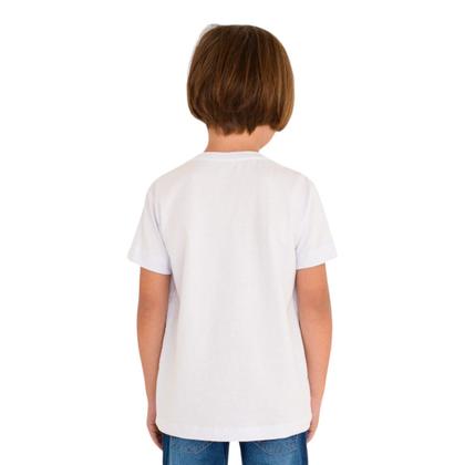 Imagem de Camiseta Infantil Masculino Juvenil Menino 100% algodão Gola Redonda