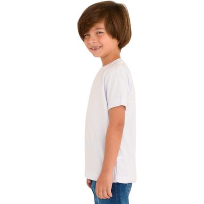 Imagem de Camiseta Infantil Masculino Juvenil Menino 100% algodão Gola Redonda