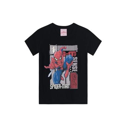 Imagem de Camiseta infantil menino do homem-aranha que brilha no escuro Brandili