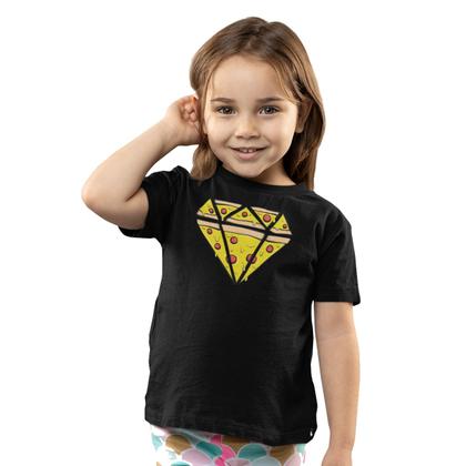 Imagem de Camiseta Infantil Pizza Diamante Amo Pizza