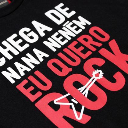 Imagem de Camiseta Infantil Quero Rock Preta