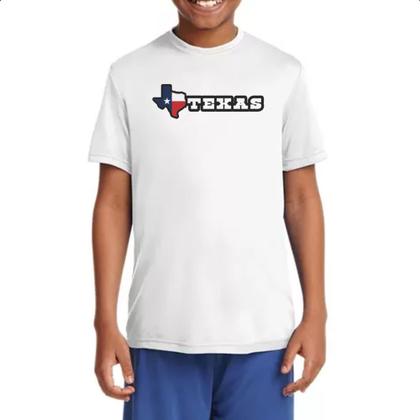 Imagem de Camiseta Infantil Texas mapa estado country