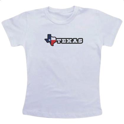 Imagem de Camiseta Infantil Texas mapa estado country