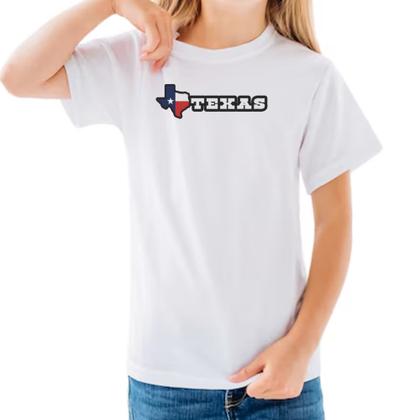 Imagem de Camiseta Infantil Texas mapa estado country