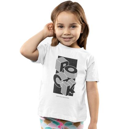 Imagem de Camiseta Infantil Unissex Menino Menina Rock Pra Sempre