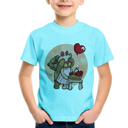 Imagem de Camiseta Infantil Ursinhos Fofos - Foca na Moda