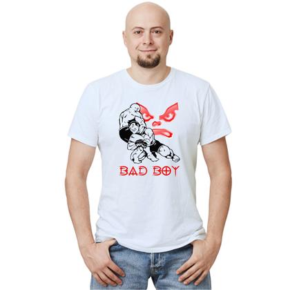 Imagem de Camiseta Jiu-jitsu Bad Boy Camisa Personalizada Blusa Adulto Algodão com Poliéster