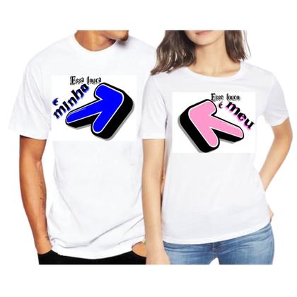 Imagem de Camiseta Kit Dia Dos Namorados Casal Unissex Love Blusa Amor Presente
