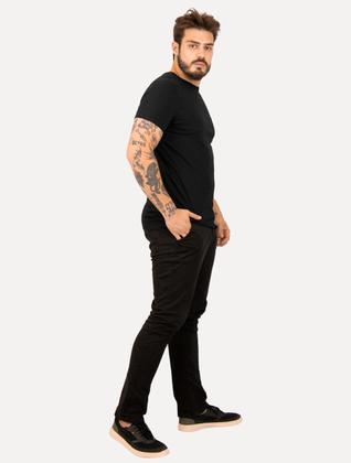 Imagem de Camiseta Lacoste Masculina Jersey Pima Cotton Preta