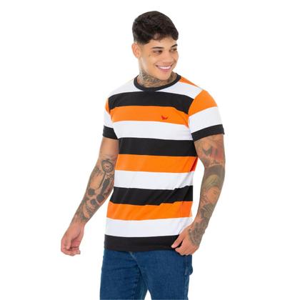 Imagem de Camiseta Listrada Ridens Estilo Clássico em Apenas 1 Peça