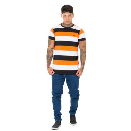 Imagem de Camiseta Listrada Ridens Estilo Clássico em Apenas 1 Peça