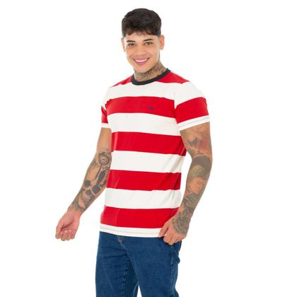 Imagem de Camiseta Listrada Ridens Estilo Clássico em Apenas 1 Peça