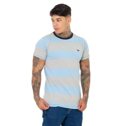 Imagem de Camiseta Listrada Ridens Estilo Clássico em Apenas 1 Peça