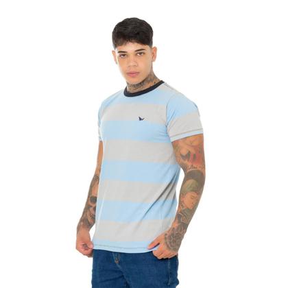 Imagem de Camiseta Listrada Ridens Estilo Clássico em Apenas 1 Peça