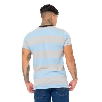 Imagem de Camiseta Listrada Ridens Estilo Clássico em Apenas 1 Peça