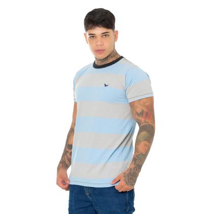 Imagem de Camiseta Listrada Ridens Estilo Clássico em Apenas 1 Peça