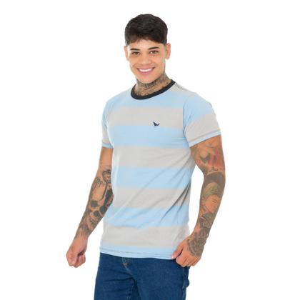 Imagem de Camiseta Listrada Ridens Estilo Clássico em Apenas 1 Peça