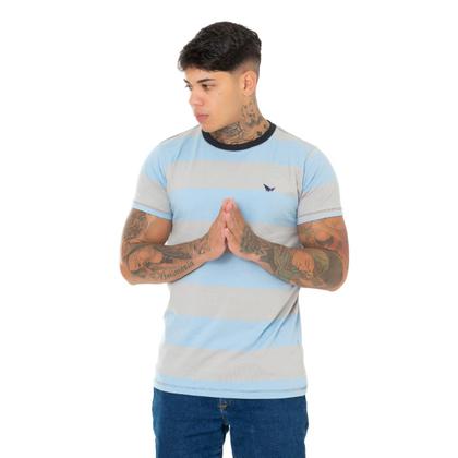 Imagem de Camiseta Listrada Ridens Estilo Clássico em Apenas 1 Peça