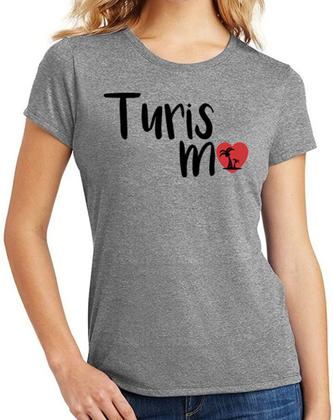 Imagem de Camiseta love turismo universitaria curso faculdade