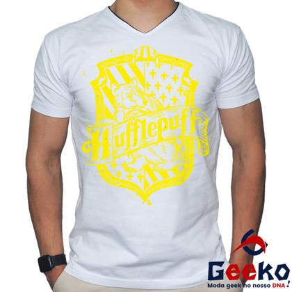 Imagem de Camiseta Lufa Lufa 100% Algodão Hogwarts Harry Potter Hufflepuff Geeko Shirts 02