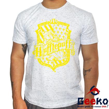 Imagem de Camiseta Lufa Lufa 100% Algodão Hogwarts Harry Potter Hufflepuff Geeko Shirts 02