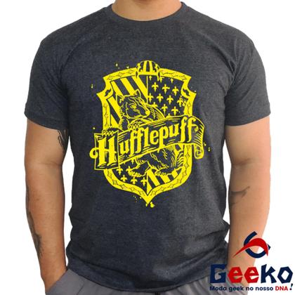 Imagem de Camiseta Lufa Lufa 100% Algodão Hogwarts Harry Potter Hufflepuff Geeko Shirts 02