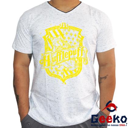 Imagem de Camiseta Lufa Lufa 100% Algodão Hogwarts Harry Potter Hufflepuff Geeko Shirts 02