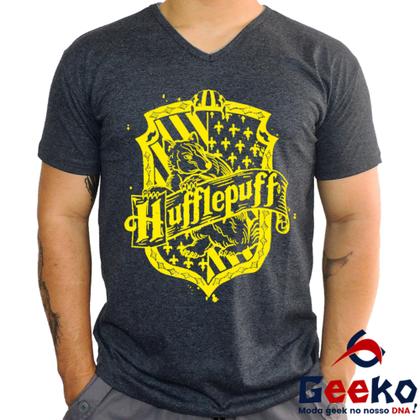 Imagem de Camiseta Lufa Lufa 100% Algodão Hogwarts Harry Potter Hufflepuff Geeko Shirts 02