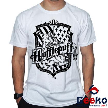 Imagem de Camiseta Lufa Lufa 100% Algodão Hogwarts Harry Potter Hufflepuff Geeko Shirts 10
