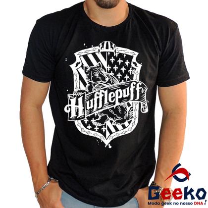 Imagem de Camiseta Lufa Lufa 100% Algodão Hogwarts Harry Potter Hufflepuff Geeko Shirts 10