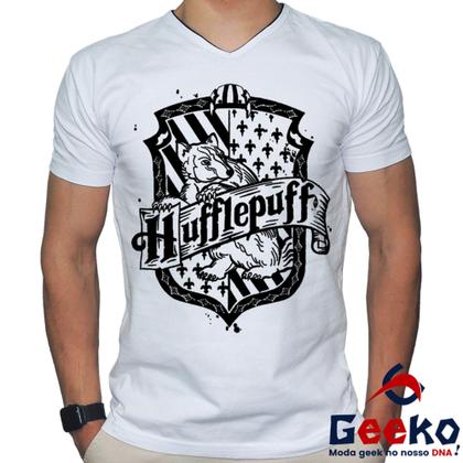 Imagem de Camiseta Lufa Lufa 100% Algodão Hogwarts Harry Potter Hufflepuff Geeko Shirts 10
