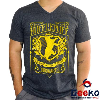 Imagem de Camiseta Lufa Lufa 100% Algodão Hogwarts Harry Potter Hufflepuff Lufa-Lufa Geeko Shirts 07