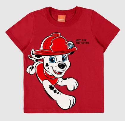 Imagem de Camiseta Manga Curta Marshall Patrulha Canina Malwee Kids Nickelodeon