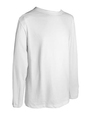 Imagem de Camiseta Manga Longa Baby Deluxe 2 Anos Branco Lisa Algodão