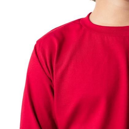 Imagem de Camiseta Manga Longa Blusa Infantil 100% Algodão