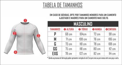 Imagem de Camiseta Manga Longa Com Proteção Uv50 Masculina Moda Praia