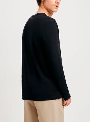 Imagem de Camiseta Manga Longa Hering 022D Masculina World Algodão T. P/XXG