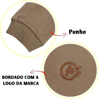 Imagem de Camiseta Manga longa Infantil Juvenil Menino T-shirt Básica