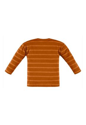 Imagem de Camiseta Manga Longa Infantil Masculina em Malha Listrada Texturizada Up Baby