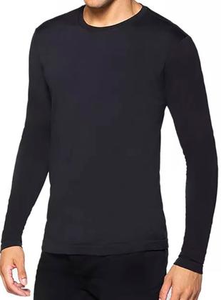 Imagem de Camiseta Manga Longa Lupo 75043-001 Unissex Sem Costura Gola Careca Micromodal T. P/GG