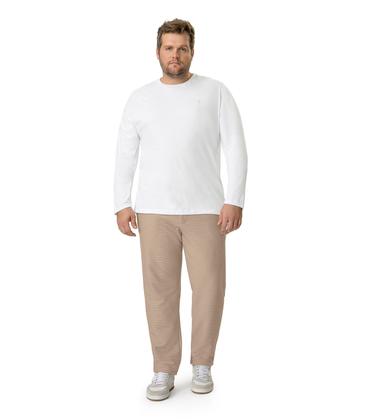 Imagem de Camiseta Manga Longa Meia Malha Diametro Branco