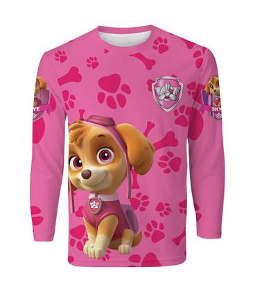 Imagem de Camiseta Manga Longa Patrulha Canina Skye Envio Hoje 1