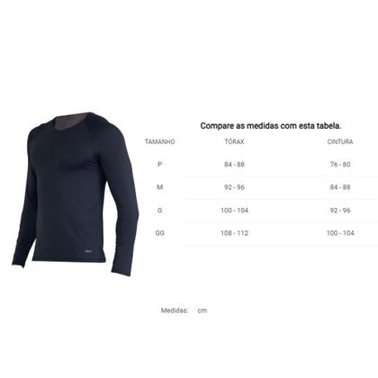 Imagem de Camiseta Manga Longa Proteção Uv50+ Beachwear Mash 309.01 Preta