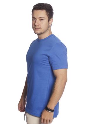 Imagem de Camiseta Masculina 100% Algodão Lisa Gola Careca- G101