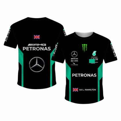 Imagem de Camiseta Masculina Adulto Mercedes Fórmula 1 Motorsport Dry Racing
